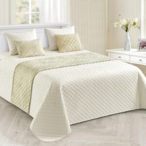 Colcha Veludo Agadir Off White