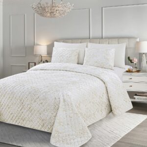 Colcha Veludo Luxus Dourado