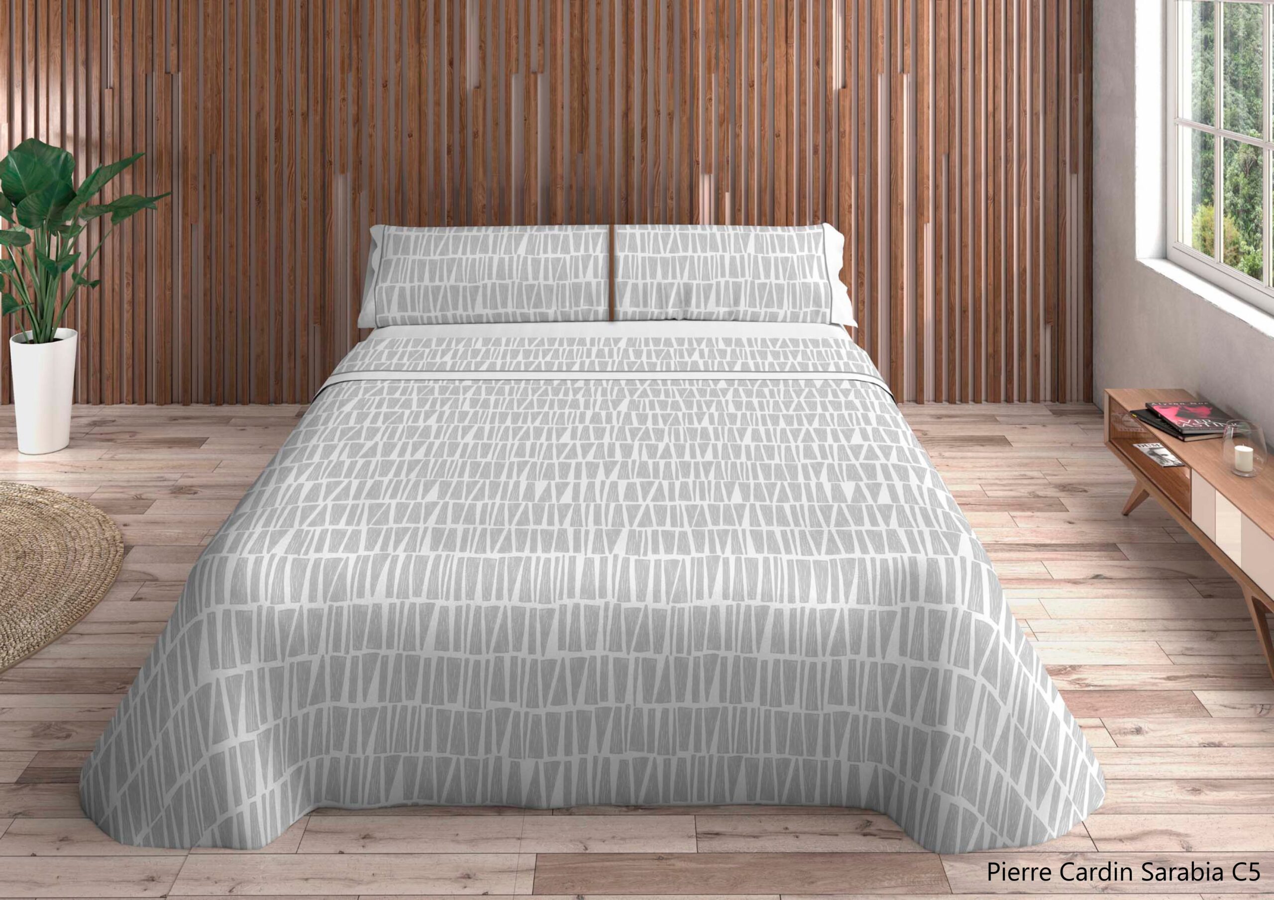 Jogo de Cama Pierre Cardin Sarabia Cinza