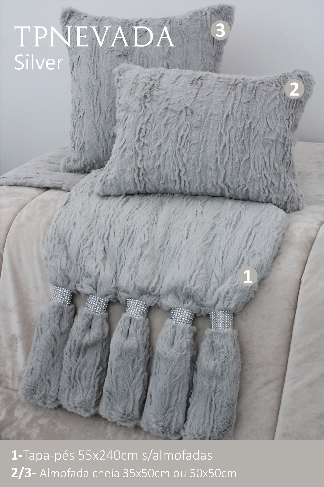 Cobre Pés Nevada Cinza