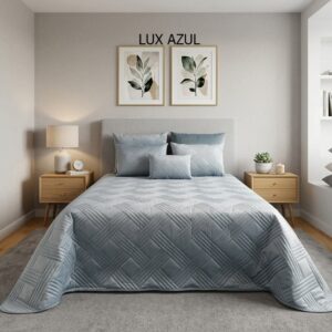 Colcha Lux Azul