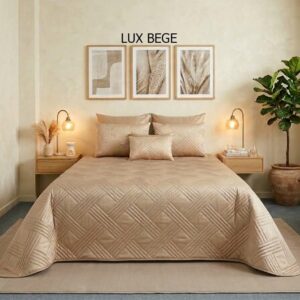 Colcha Lux Bege