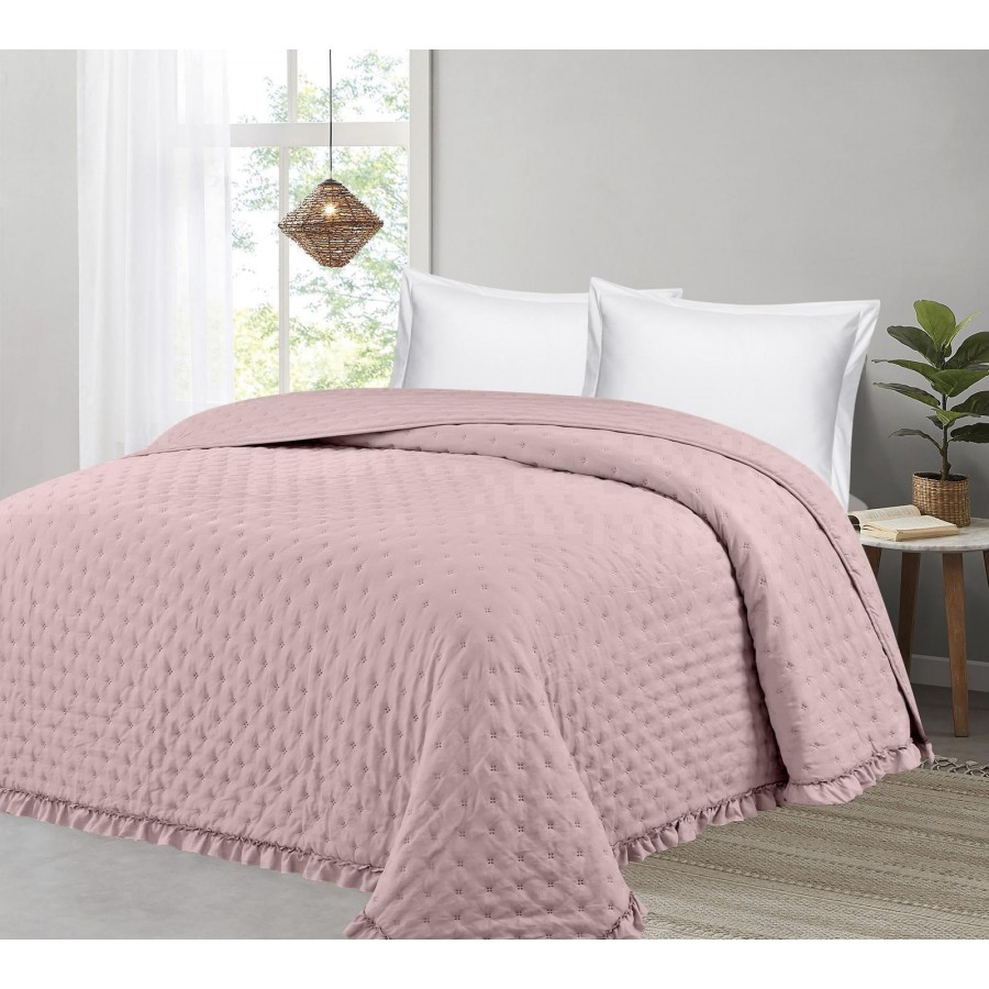 Colcha Amour Rosa
