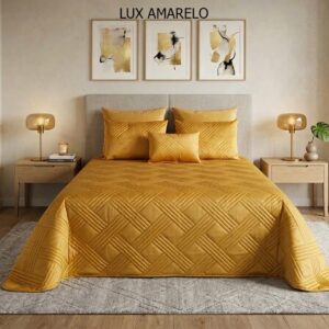 Colcha Lux Amarelo