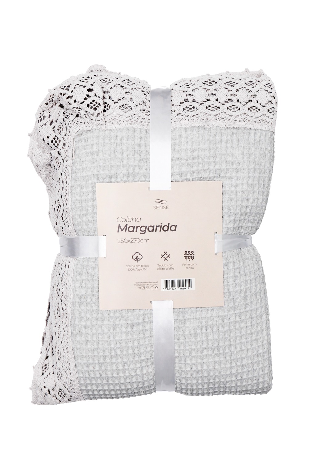 Colcha Margarida Cinza - Image 3