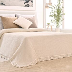 Colcha Margarida Creme