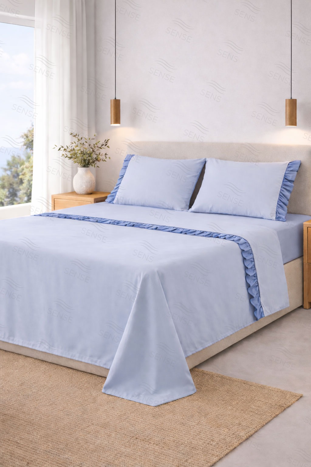 Jogo de Cama Mykonos Azul