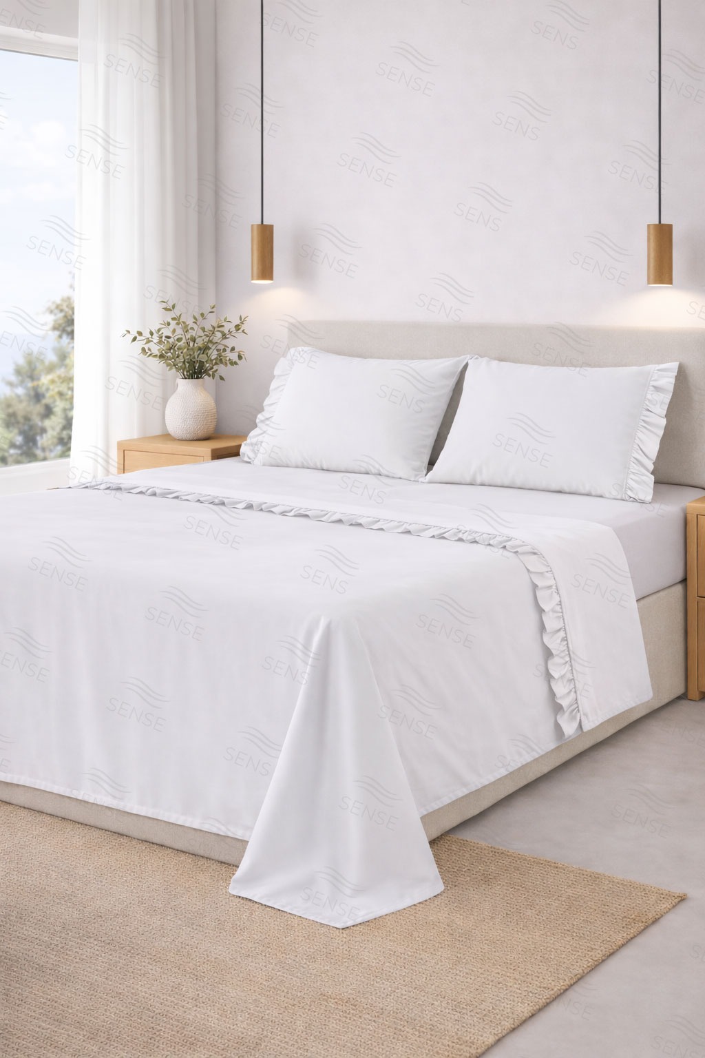 Jogo de Cama Mykonos Branco