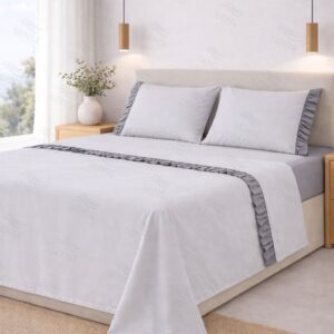 Jogo de Cama Mykonos Cinza